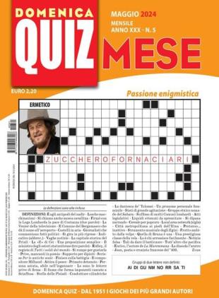 Domenica Quiz Mese - 10 Maggio 2024