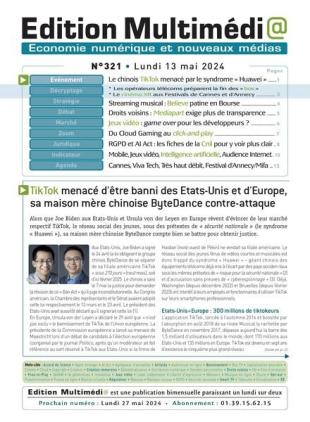 Edition Multimedia - 13 Mai 2024