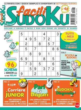 Facili Sudoku - Maggio 2024