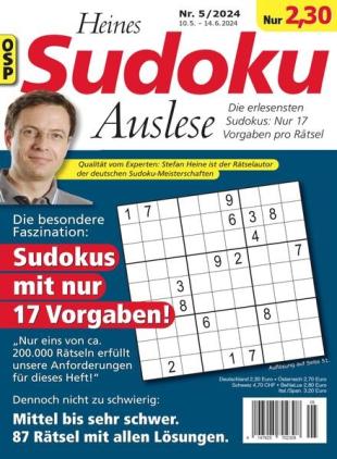 Heines Sudoku Auslese - Nr 5 2024