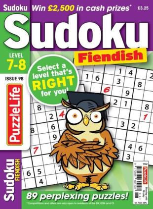 PuzzleLife Sudoku Fiendish - Issue 98 - June 2024