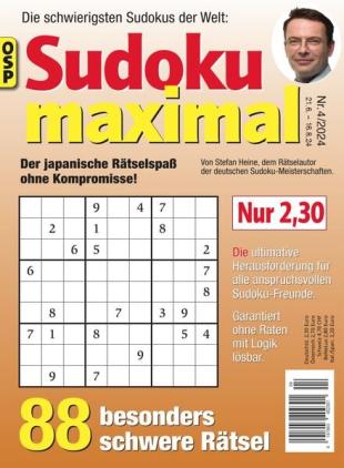 Sudoku Maximal - Nr 4 2024
