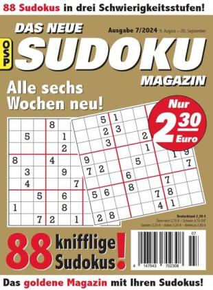 Das Neue Sudoku - Nr 7 2024