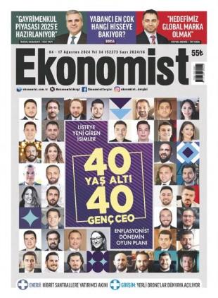 Ekonomist Turkiye - 3 Agustos 2024