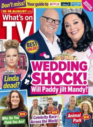 What's on TV - 10 August 2024