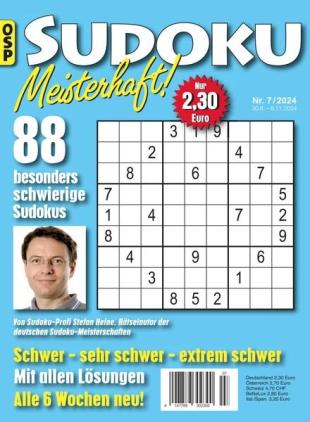 Sudoku Meisterhaft - Nr 7 2024