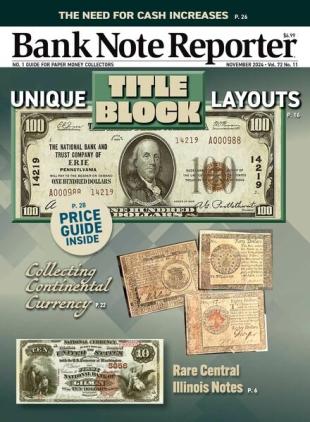 Bank Note Reporter - November 2024