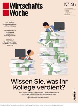 WirtschaftsWoche - 31 Oktober 2024