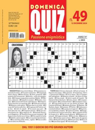 Domenica Quiz - 12 Dicembre 2024