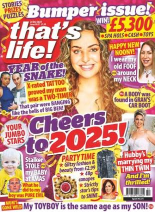 that's life! UK - 12 December 2024
