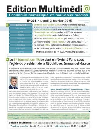 Edition Multimedia - 3 Fevrier 2025