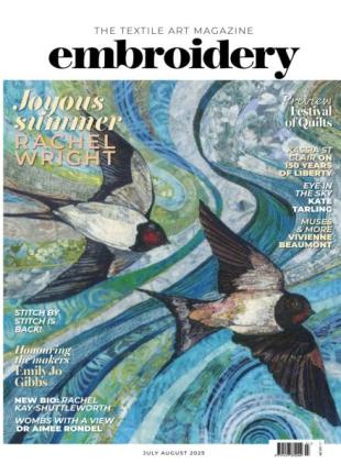 Embroidery Magazine - July-August 2025