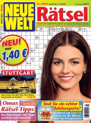 Neue Welt Ratsel - September-Oktober 2025