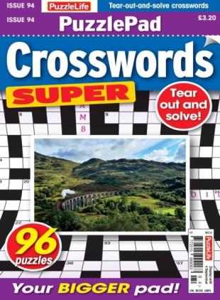 PuzzleLife PuzzlePad Crosswords Super - August 2025