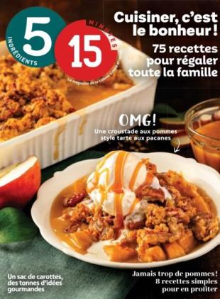 5 Ingredients 15 Minutes - Octobre 2025