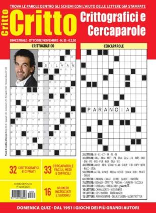 Crittografici & Carcaparole - Ottobre-Novembre 2025