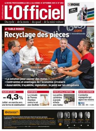 L'Officiel du Cycle - Septembre 2025
