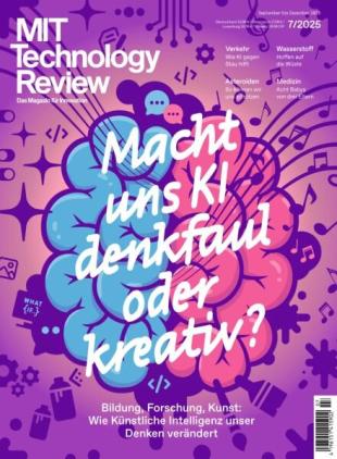 MIT Technology Review Germany - September-Dezember 2025