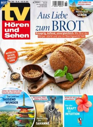 TV Horen und Sehen - 29 August 2025