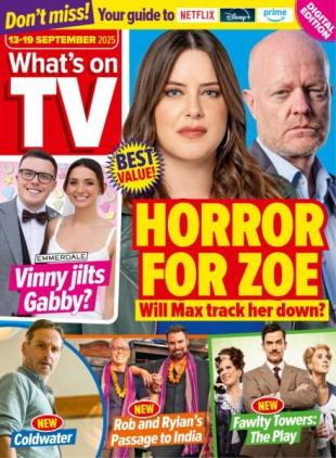 What's on TV - 13 September 2025