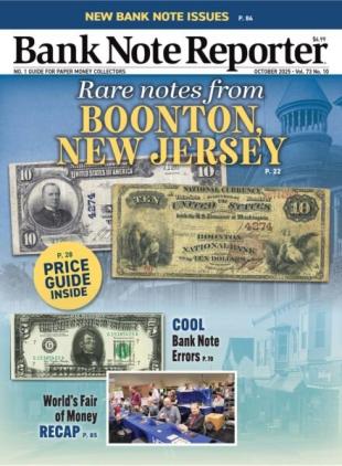 Bank Note Reporter - October 2025
