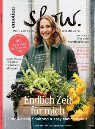 Emotion Slow - Herbst-Winter 2025