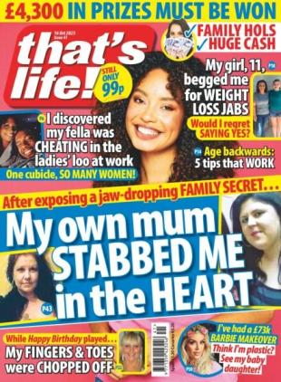 that's life! UK - 9 October 2025