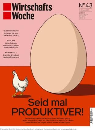 WirtschaftsWoche - 17 Oktober 2025