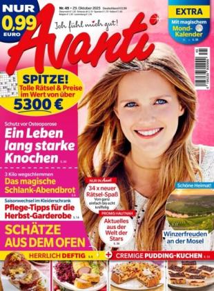 Avanti - 29 Oktober 2025