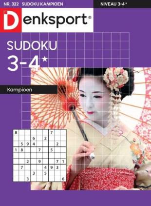 Denksport Sudoku 3-4 kampioen - 20 November 2025