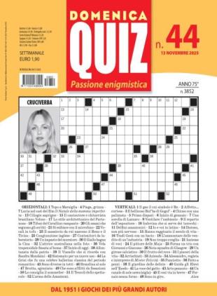 Domenica Quiz - 13 Novembre 2025