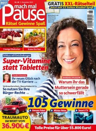 Mach mal Pause - 4 November 2025
