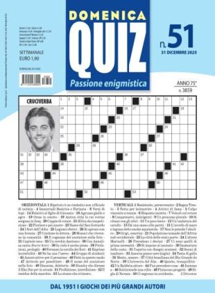 Domenica Quiz - 31 Dicembre 2025