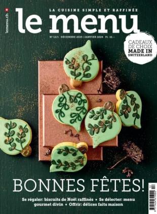 le menu edition francaise - Decembre 2025 - Janvier 2026