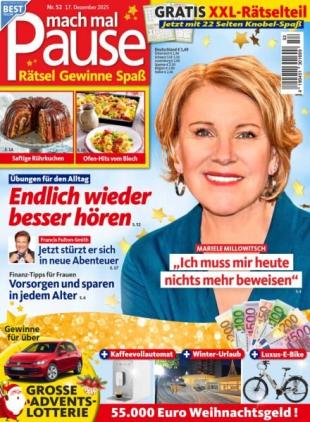 Mach mal Pause - 17 Dezember 2025