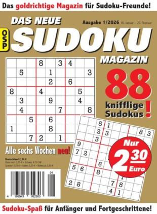 Das Neue Sudoku - Nr 1 2026