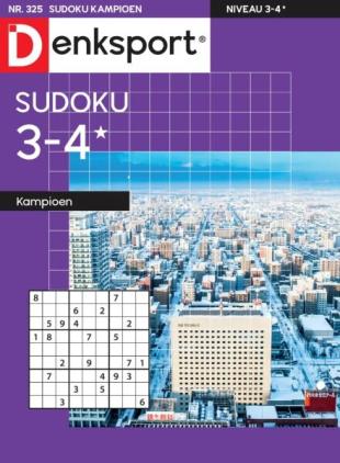 Denksport Sudoku 3-4 kampioen - 22 Januari 2026
