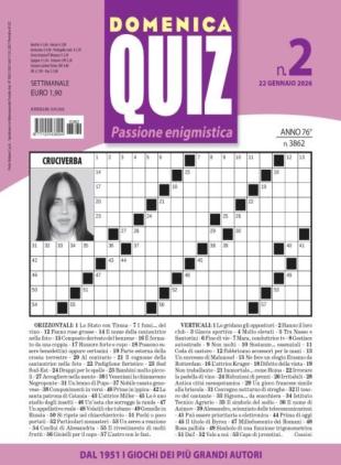 Domenica Quiz - 22 Gennaio 2026