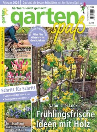 Gartenspass - Februar 2026