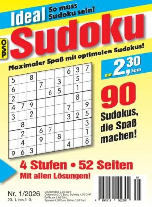 Ideal Sudoku - Nr 1 2026