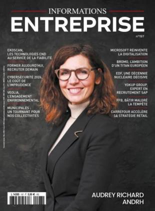 Informations Entreprise - Janvier-Mars 2026