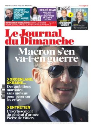 Le Journal du dimanche - 19 Janvier 2026