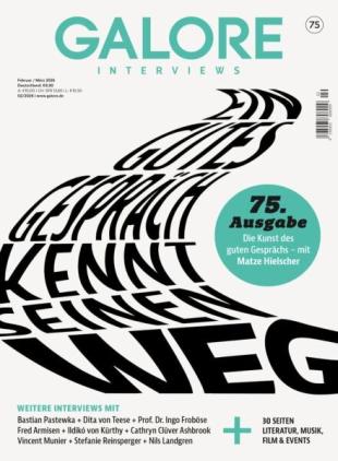 Galore Interviews - Februar-Marz 2026