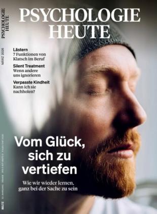 Psychologie Heute - Marz 2026