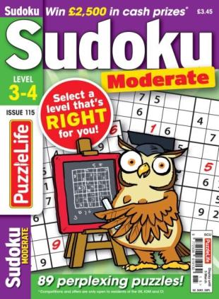 PuzzleLife Sudoku Moderate - January 2026