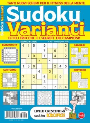 Sudoku Varianti - Marzo-Aprile 2026