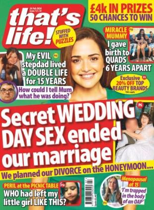 that's life! UK - 19 February 2026