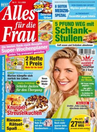 Alles fur die Frau - 13 Marz 2026