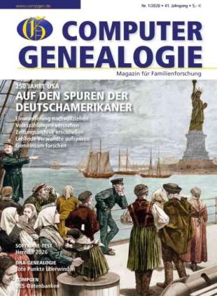 Computer Genealogie - Marz 2026