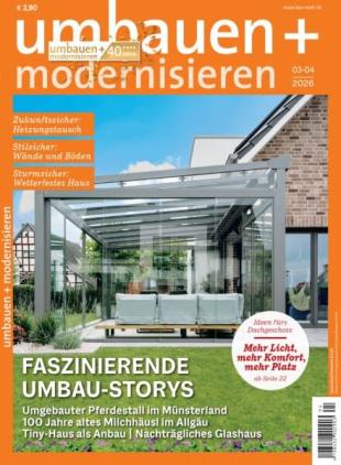 Umbauen + Modernisieren - Marz-April 2026